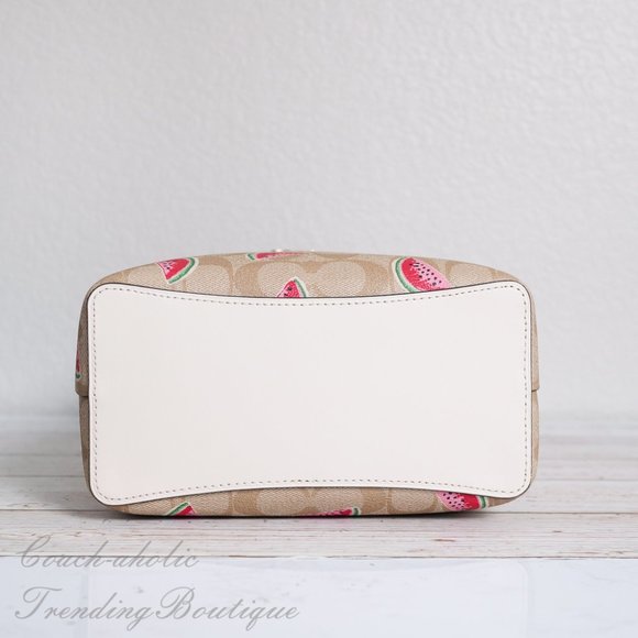 NWT Coach Small Town Bucket in Signature Canvas - Picture 8 of 10